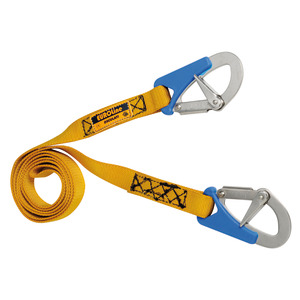 Euro Lightline safety line 2m + 2 shackles Fast opening